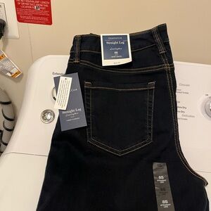 Charter Club Women's Black Straight Leg Jeans